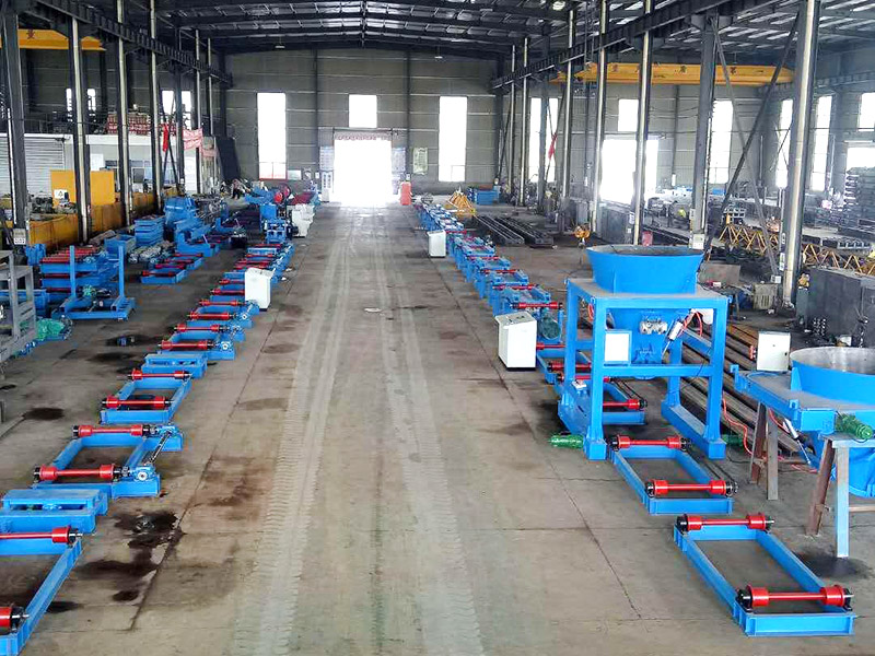 車間調試軌枕生產線設備